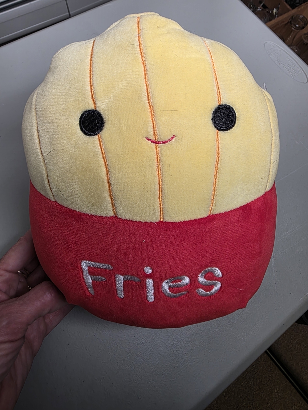 Squishmallows Fries Floyd Plush - Yellow & Red